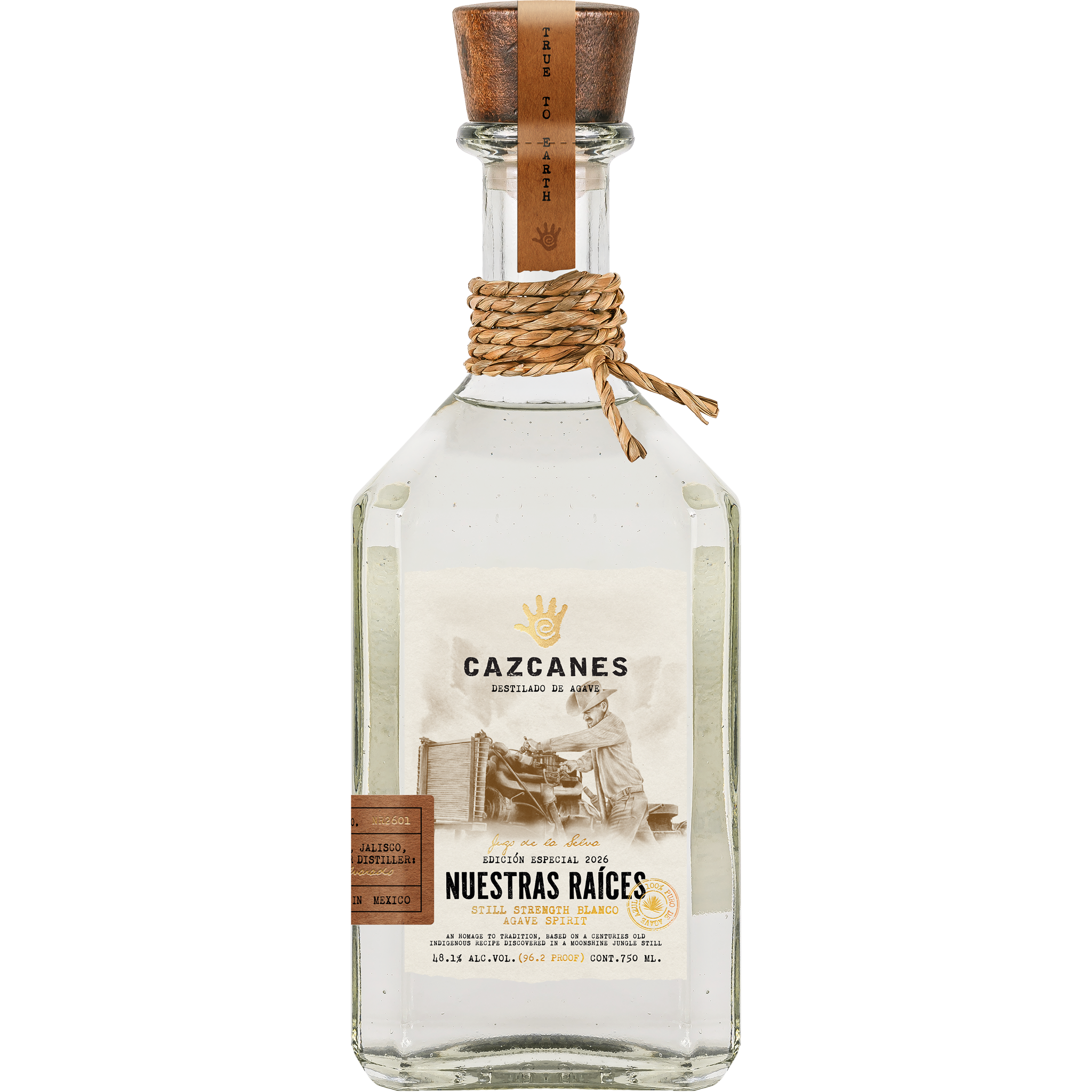 FT ホンギ　skullhong スカルホン パーカー　ホワイト Nuestras Raíces – Cazcanes Tequila