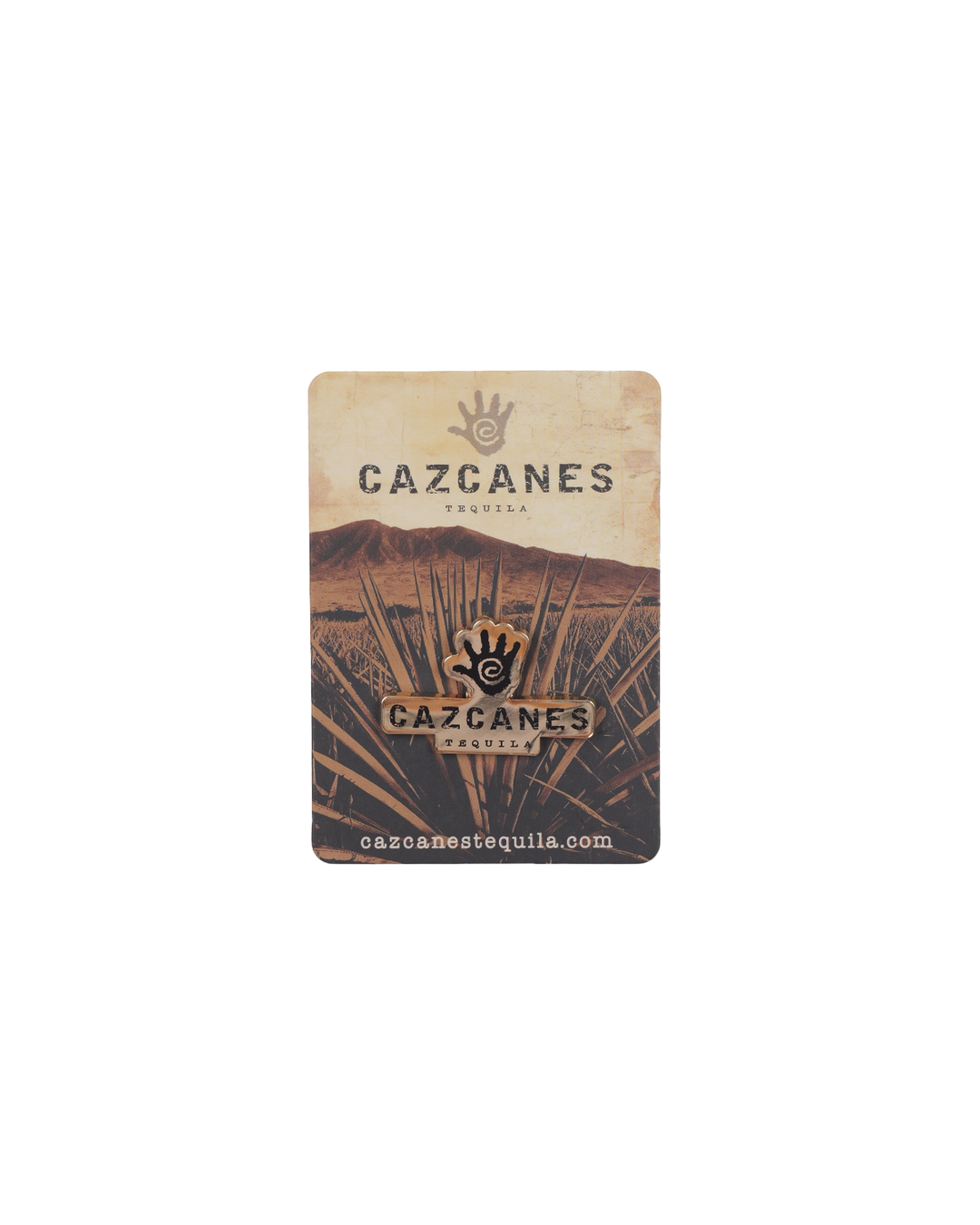Pin con el logotipo de Cazcanes